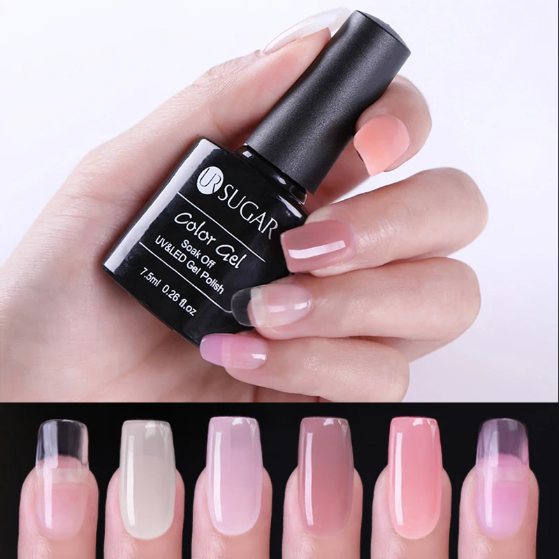  UR SUGAR Color UV Nail Gel Builder Finger Extension Nail Tips UV Gel Polish Long Lasting Nail Art N