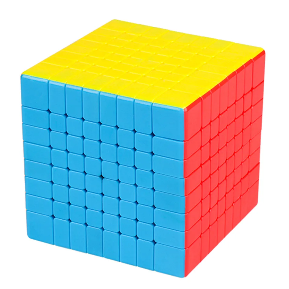 MOYU Speedcube Meilong Magic Cube Stickerless 4x4 5x5 6x6 7x7 8x8  Speed Puzzle Cubes Toys Gift 3