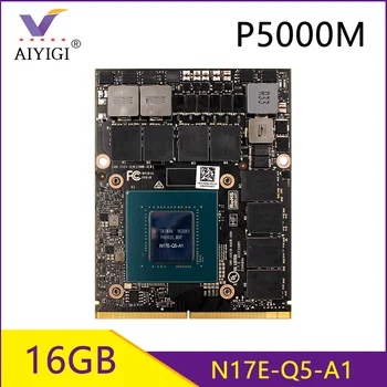 شراءكوادرو P5000M P5000 GDDR5 16GB بطائق جرافيك الفيديو N17E-Q5-A1 مع X-قوس ل HP ZBook 17 G4 ديل M7710 M7720 فوجيتسو H970