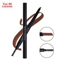 Beauty Big Bang карандаш для бровей, усилитель, натуральный, двухсторонний, черный, коричневый, серый цвет, водонепроницаемый карандаш для бровей, косметика, инструменты