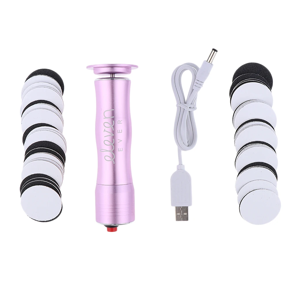 Professional Electric Foot Callus Remover Shaver for Feet Dry Hard Dead Skin & 60pcs Replacement Sandpaper Disk Sanding Pad