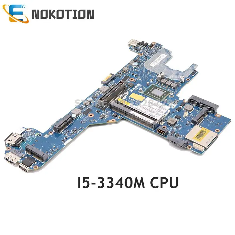 NOKOTION для DELL Latitude E6330 E6430 Материнская плата ноутбука I5-3340M Процессор C28RH 0C28RH CN-0C28RH QAL70 LA-7741P основная плата