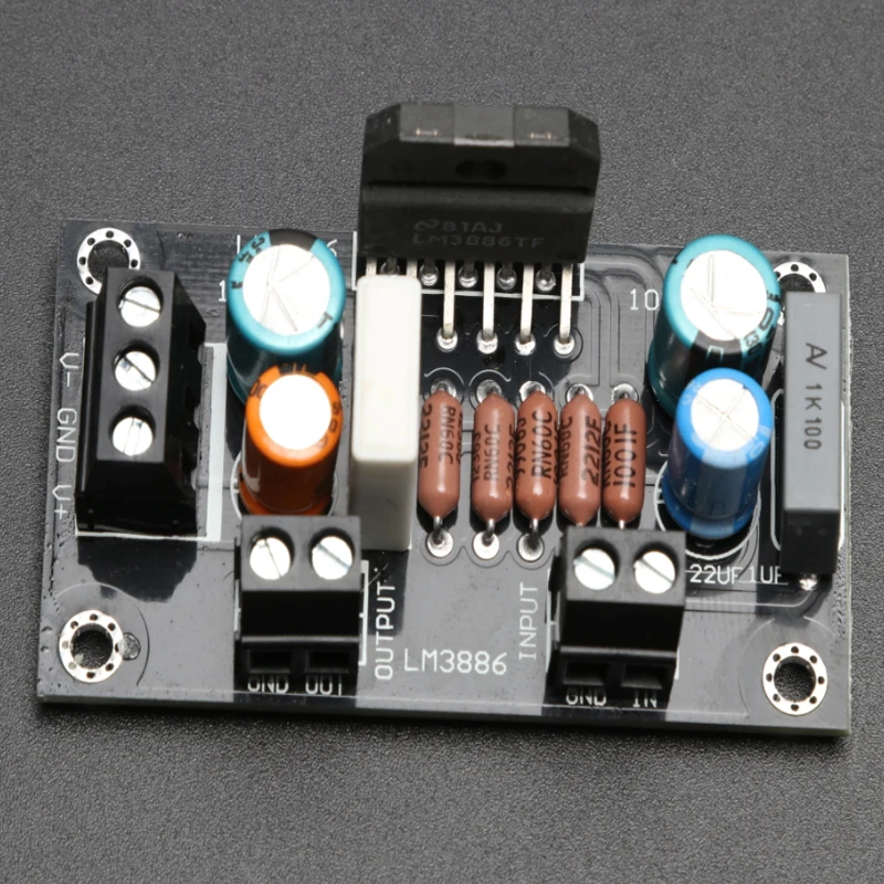 Duplo 20-28V, 68W, LM3886T, HIFI, Entusiasta de Alta Fidelidade