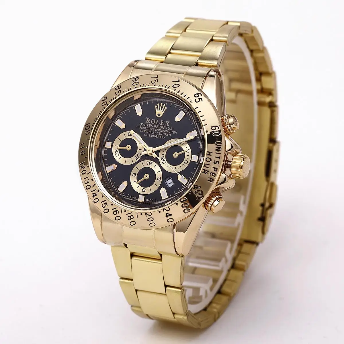 

Rolex- Women Men's Quartz Watch fashion Luxury Tops brand Gift gold Casual Waterproof Designer watches00124Orders