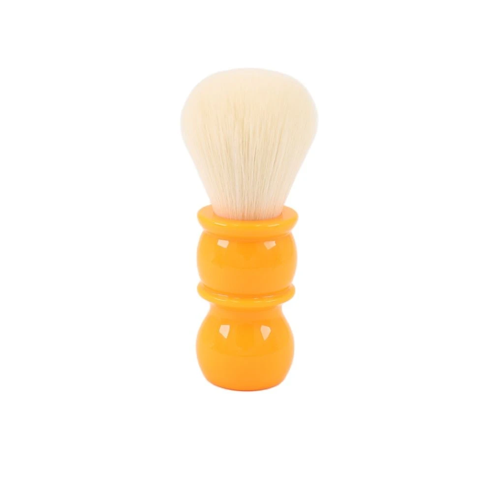 Yaqi 22mm Soft Cashmere Synthetic Hair Orange Handle Shaving Brushes