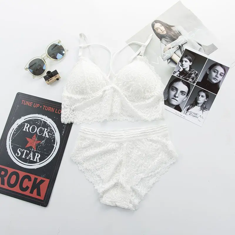 Женский пуш-ап мягкий кружевной бюстгальтер комплект Женский сексуальный кружевной бюстгальтер Набор x