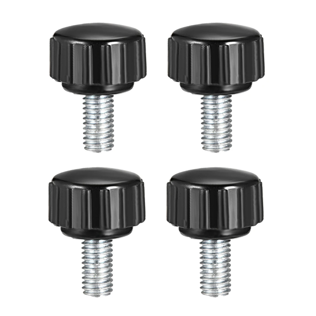 

uxcell M5 x 10mm Male Thread Knurled Clamping Knobs Grip Thumb Screw on Type 4 Pcs
