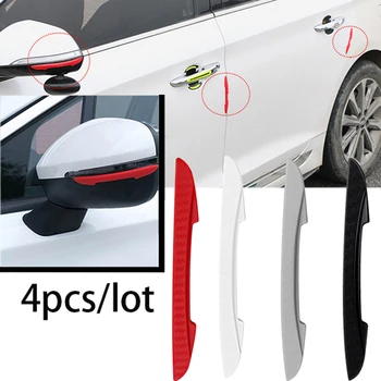 

4PCS Car Door Anti-collision Bumper Strip Guards Side Protector Sticker for VW Renault Honda Opel Audi Nissan Mitsubishi Toyota