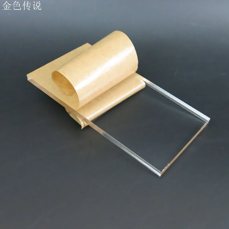 4 мм прозрачные пластиковые блоки DIY песочный стол Модель дача собранная пластина