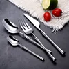 Stainless Steel Cutlery Set Gold Dinnerware Set Western Food Silverware Tableware Christmas Gift Fork Spoon Knives Drop Shipping ► Photo 3/6