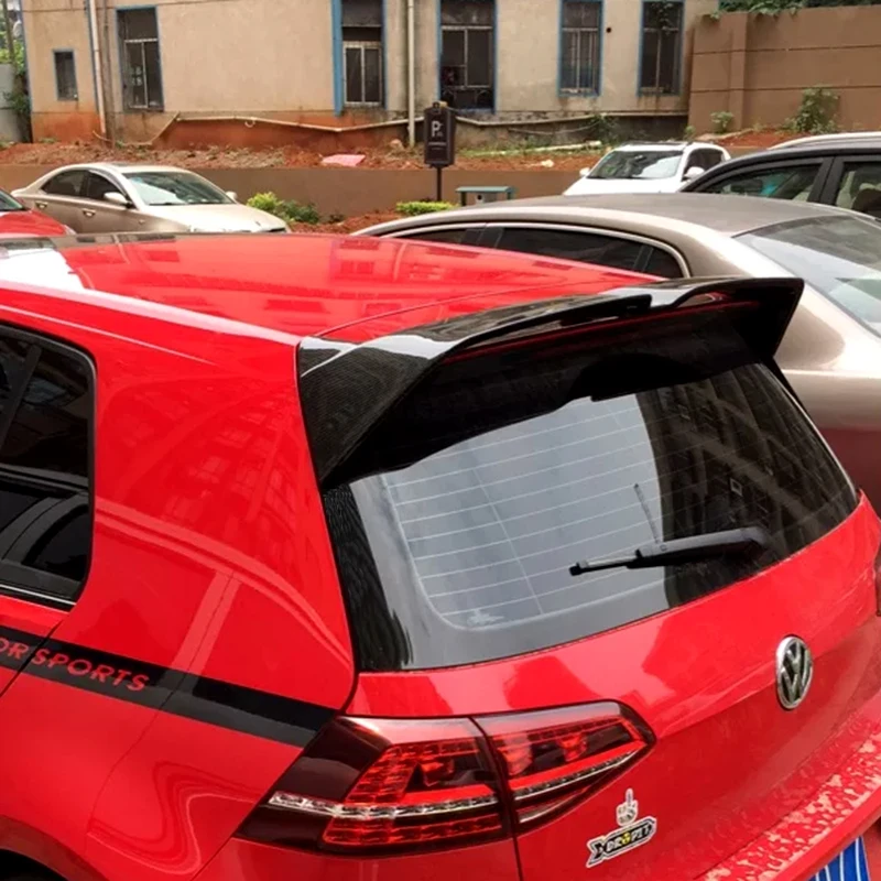 Высококачественный спойлер из АБС пластика для Volkswagen Golf 7 MK7 2013 2017 грунтовка или