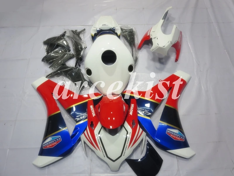 ABS литья под давлением мотоцикл обтекатели комплект Подходит для Honda CBR1000RR 08 09 10 11 2008-2011 набор кузова красный синий
