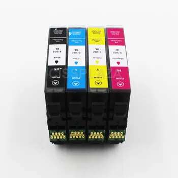 

CISSPLAZA 3x EUR version T502XL t502 502XL full Ink Cartridge with Chip Compatible for epson XP5100 xp5105 WF2860 WF2865 printer