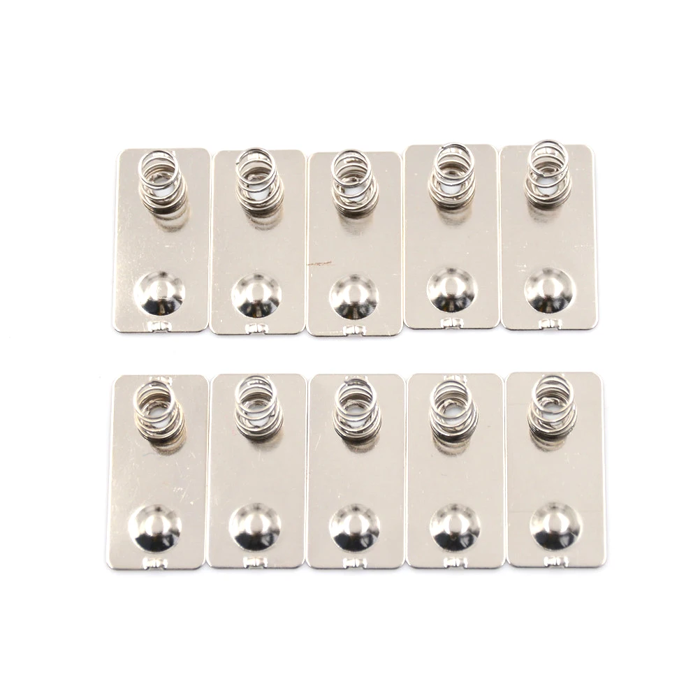 New 10PCS AA Battery Positive Negative Conversion Spring Contact Plate