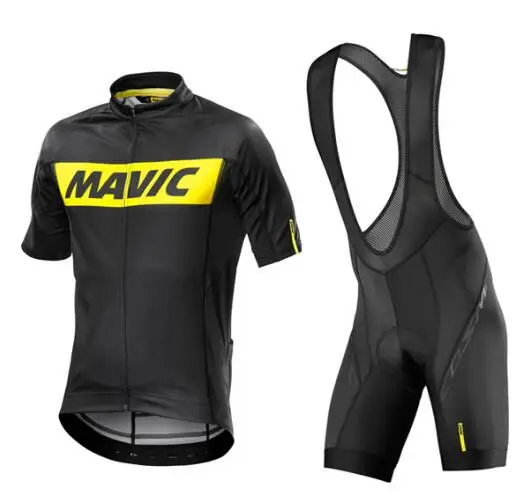 Jerseys and pants MAVIC Pro, летние велосипедные Джерси, наборы, 9d гелевые мягкие велосипедные шорты, дышащая профессиональная велосипедная одежда, Джерси, Майо Ciclismo, зеленый - Цвет: Jerseys and pants