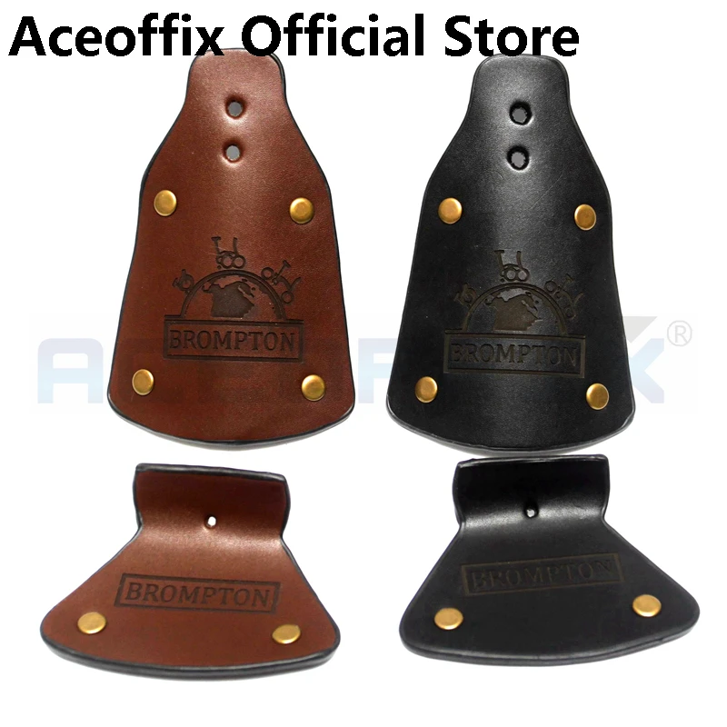 

Aceoffix Waterproof Leather Mudguard Fender For Brompton handmade