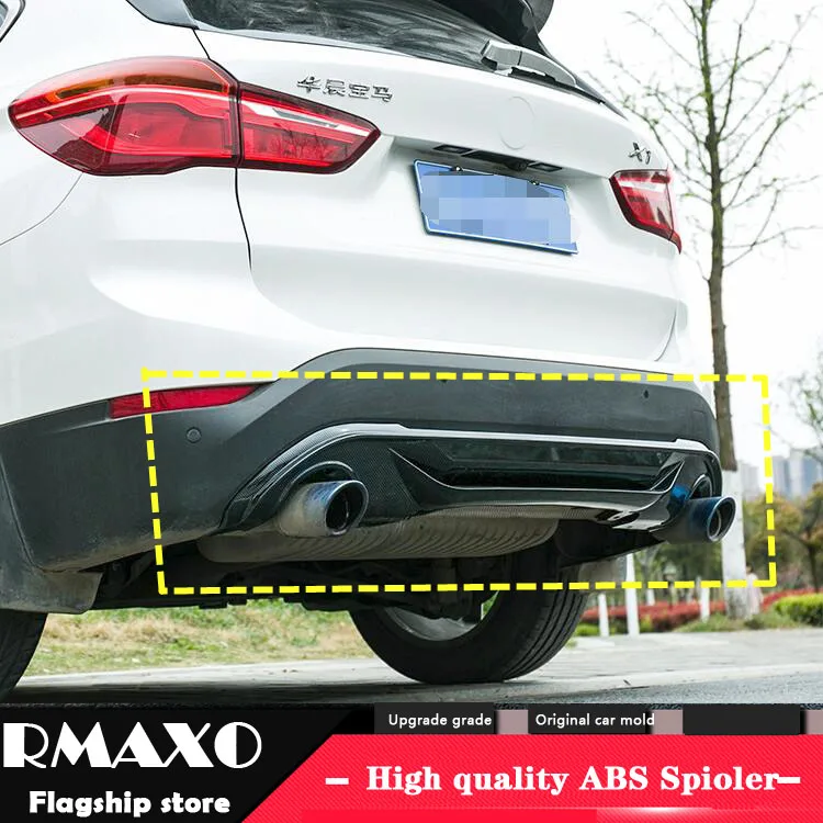 Для BMW X1 F48 комплект спойлера 2017-2019 для 1 серии ABS задний спойлер передний бампер