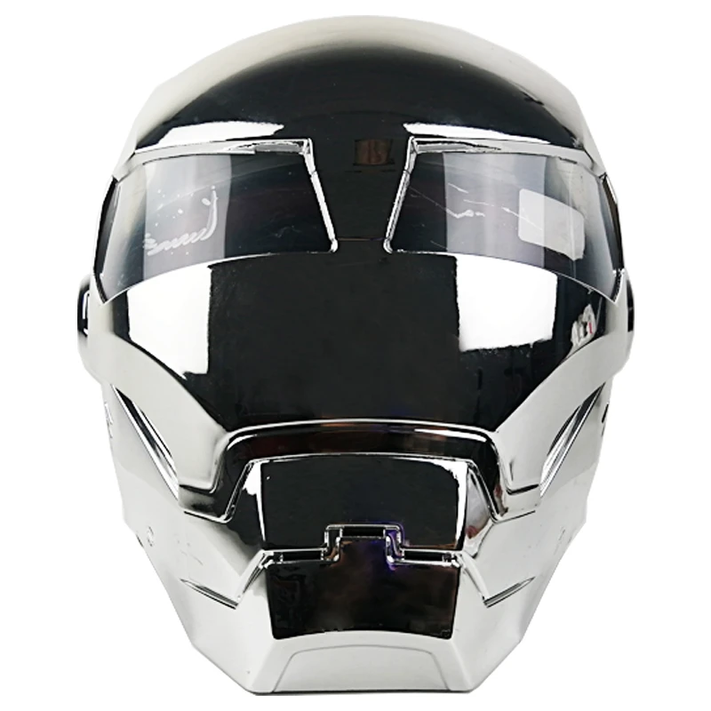 Vcoros полный Fcae Железный человек moto cycle шлем со съемным и моющимся Linging capacetes de moto ciclista ETE capacete