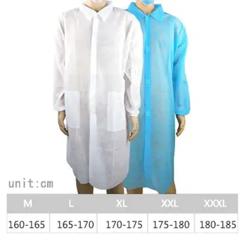 

Disposable Non woven Surgical Gown Breathable Apron Elastic Dust Proof Overalls Hair Cutting Apron Hair Cutting Capes Clothes