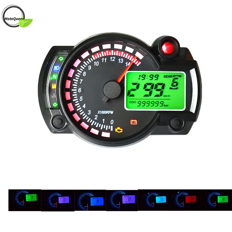 UniversalKOSOLCDDigitalMotorcycleRX2NOdometerSpeedometerMeter
