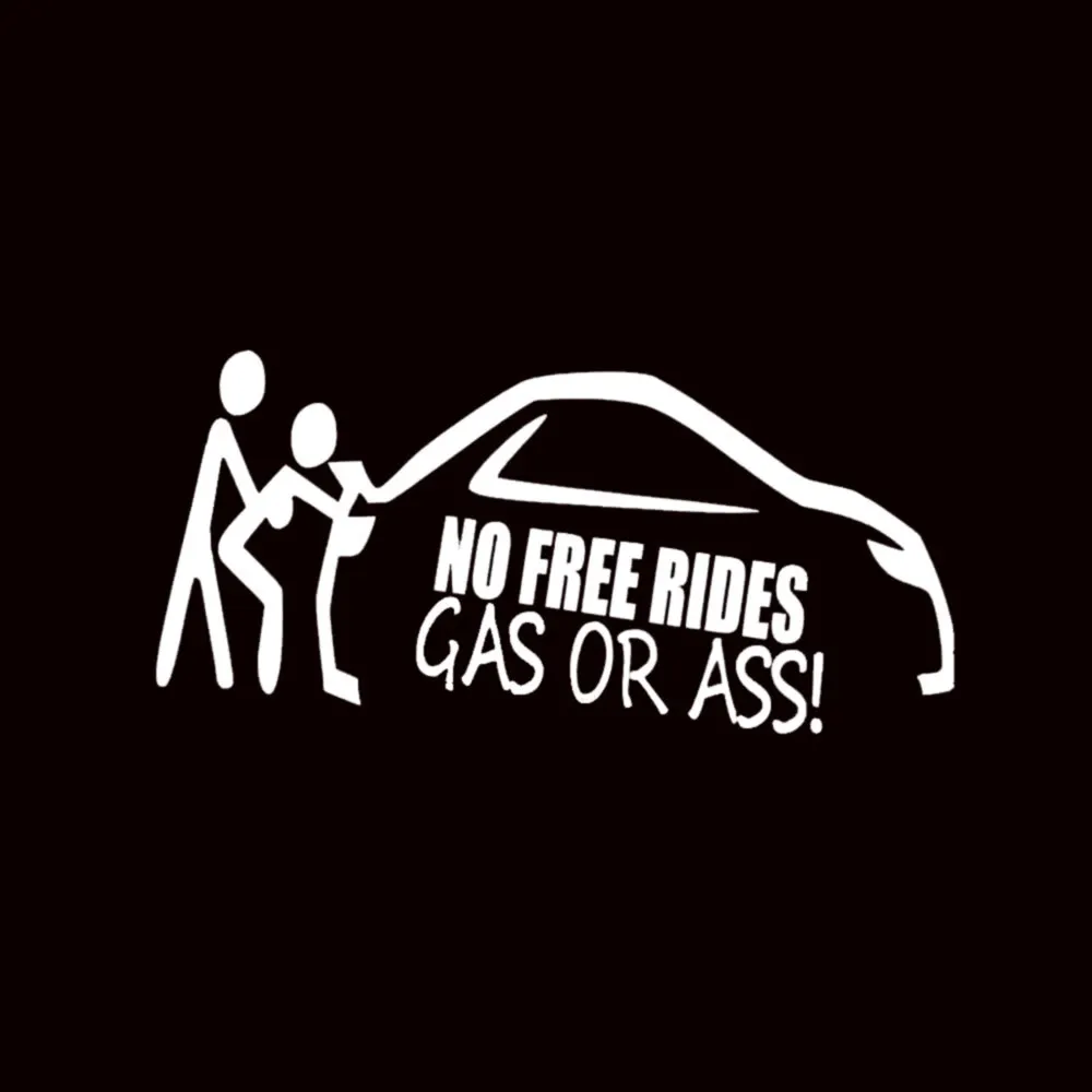 Забавные виниловые наклейки No Free Rides наклейка на машину окно бампер корпус