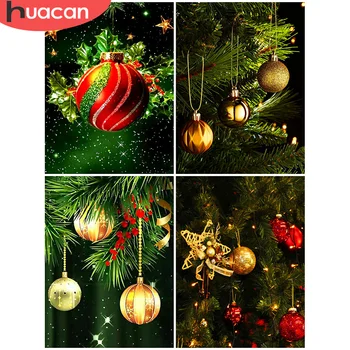 

HUACAN 5D Diamond Painting Christmas Tree Decorations Handicraft Art Diamond Embroidery Landscape Rhinestone Kit Home Decor