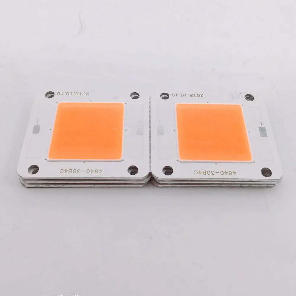 50 Вт полный спектр светодиодный COB Чип DC12V 32 V, встроенный умный IC драйвер 220V 110V