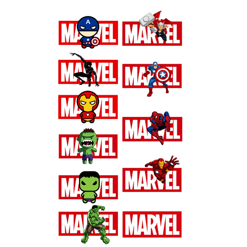 Нашивки Marvel Человек-паук Капитан Америка Железный человек глажка Горячие