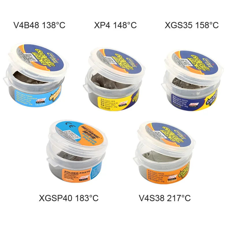 MECHANIC 35g Paste ремонт телефона PCB для детской низкой температуры средний высокий флюс