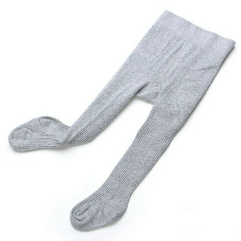 Серый Колготки для маленьких девочек, чулки для танцев, фиолетовые хлопковые колготки с блестками, Чулочные изделия, Детские осенне-зимние колготки - Цвет: Серый