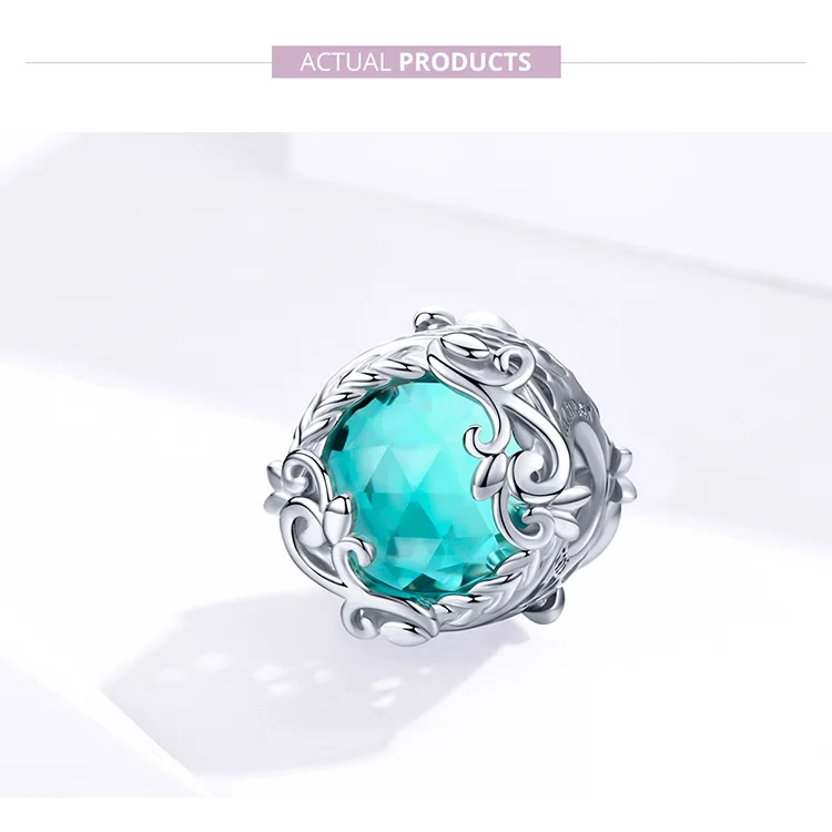 Fit pandora Шарм браслет 925 серебро секретный сад стеклянные бусы, амулеты для женщин изысканные драгоценности горячая распродажа