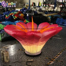 Бинго®1 м надувная труба цветок меняющий светильник шар идеально подходит для надувных свадебных декораций