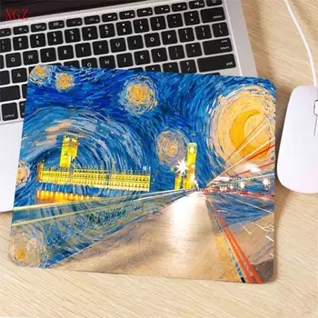 

XGZ Mouse Pad Van Gogh Oil Painting Computer Notebook Office Mat Table Mat Gaming Mouse Pad 22*18cm / 29*25cm
