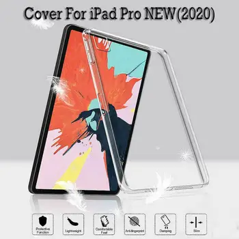 

For iPad Pro 11" inch 2020 Transparent Shockproof Silicone Soft Clear TPU Tablet Bumper Case Cover