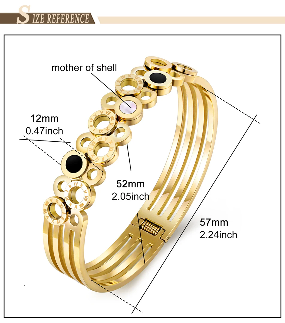  Stainless Steel Bracelets Bangles For Women (11)