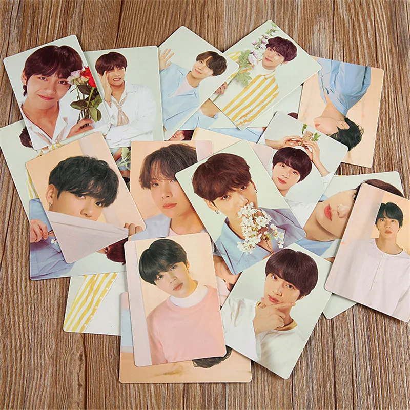 K POP Bangtan Boys Love Yourself World Tour мини-Фотокарта Lomo Card JIMIN JUNG KOOK SUGA J-HOPE Фотокарта