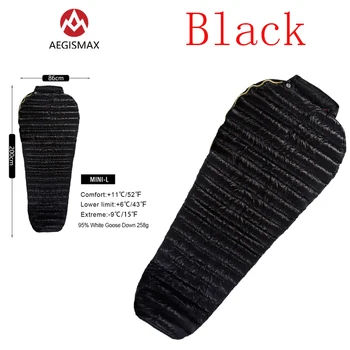 

AEGISMAX Ultralight Camping Sleeping Bag Down Filled Fluff Sleeping Bags with Compression Bag Winter Tourism for Adult Mini
