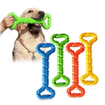 

Dog Toys Pet Molar Tooth Large Pull Ring Bone Dogs Training Chew Toy Interactive Pet Toy Doggy Puppy Dental Care Dog Pet Puppies