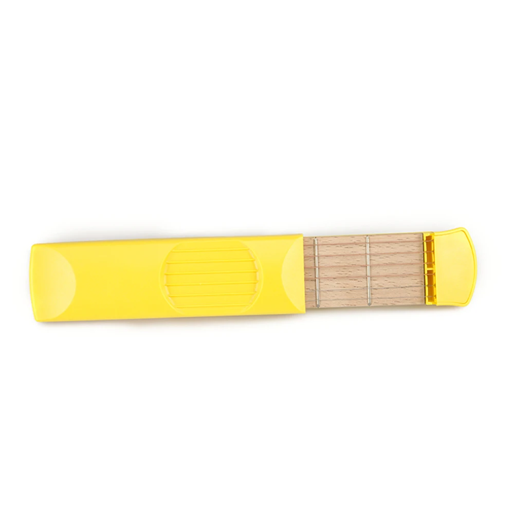 

New Arrival Portable Pocket Guitar Hand Type Practice Tool Fingers Trainer 6 Fret for Guitar Players and Beginners