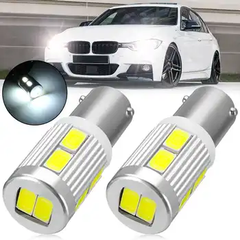 

2pcs H6W BAX9S Bulbs 10 LED 8W Parking Sidelight White 6000K For BMW 3 series F30 F31 F34