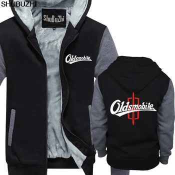 

Oldsmobile Logo Classic autumn hoody Black New Cotton Men's hoodie fashion shubuzhi brand warm thick jacket sbz1264