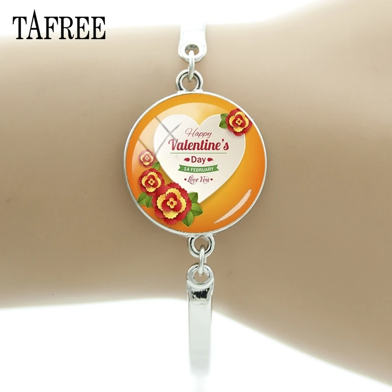 TAFREE Happy Valentine's Day 14 февраля like You браслет новые ювелирные изделия для likers металлический браслет подарок на день Святого Валентина ювелирные изделия FQ745