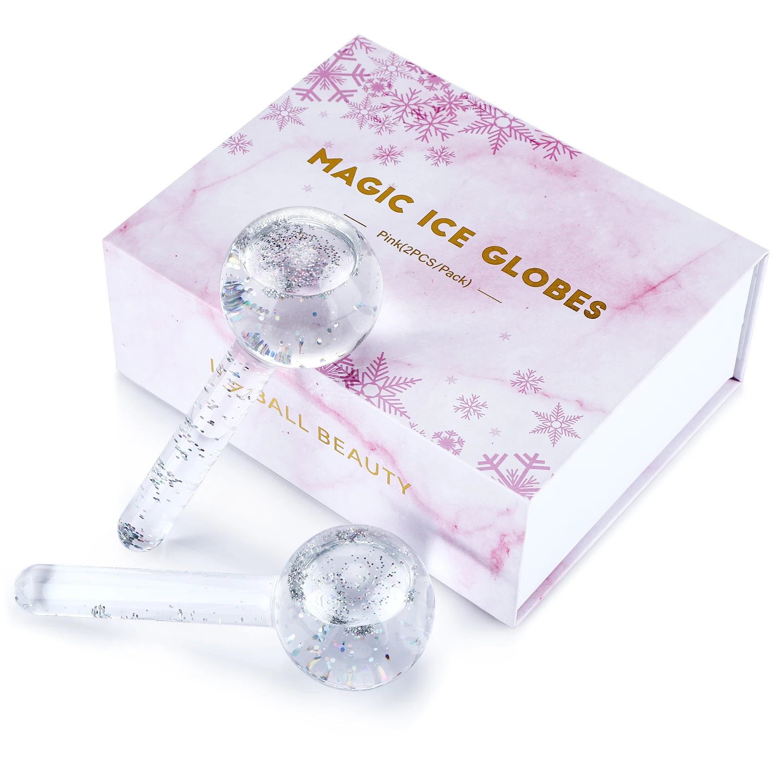 Facial Ice Globe Rollers Magic Cold Balls For Eye Massage Beauty Ice