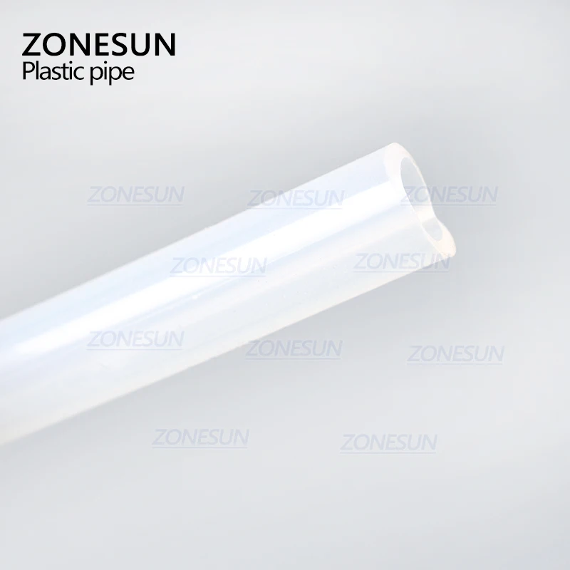 ZONESUN PJ-GZ7 длина 2 м внутренний диаметр 7 мм круглое соединение для труб для наполнения машины. Пластиковая труба для электрической разливочной машины