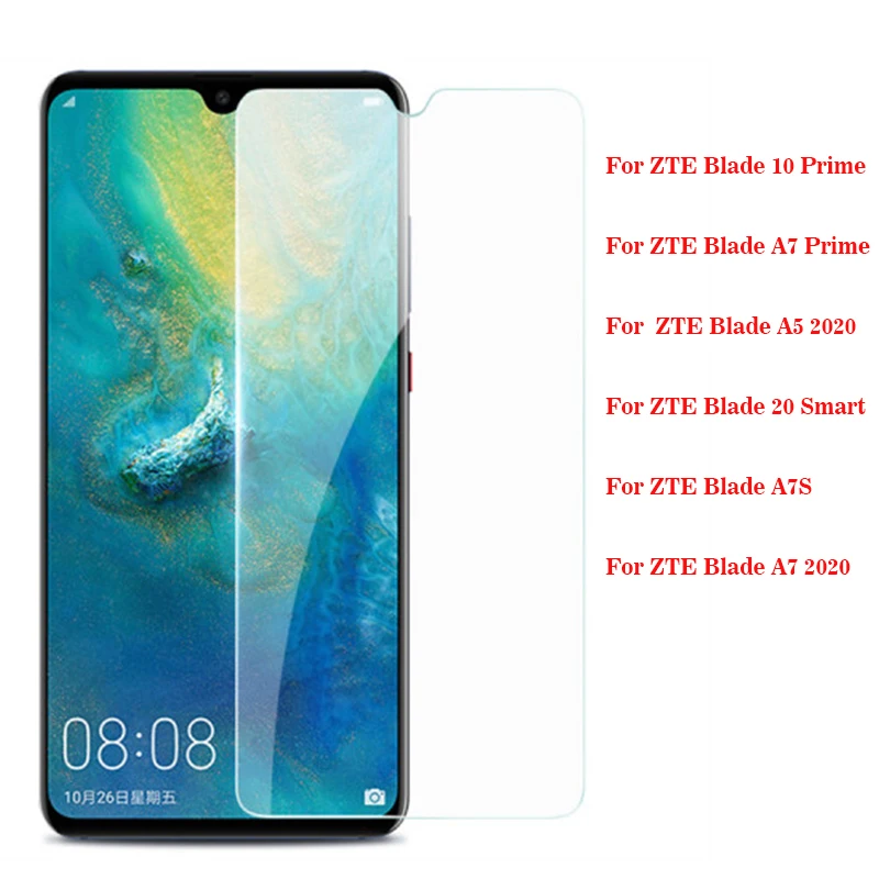 Закаленное стекло для ZTE Blade A7S A7 10 Prime Высококачественная Защитная пленка экрана A5