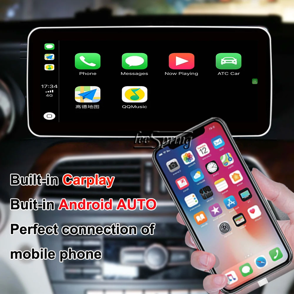Автомобильный мультимедийный плеер для Mercedes Benz C Class W204 C204 S204 (NTG 4 5) Carplay Android Авто IPS