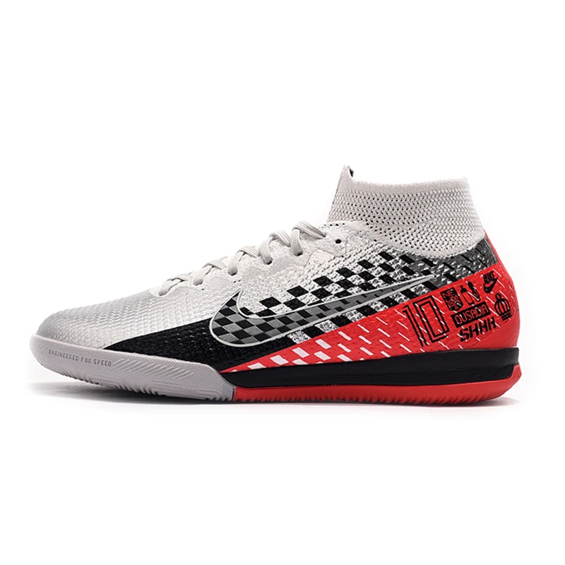 Nike Mercurial Superfly 7 Elite IC 40-44 футбольные бутсы, мужские синие бутсы, футбольная обувь Flyknit для помещений