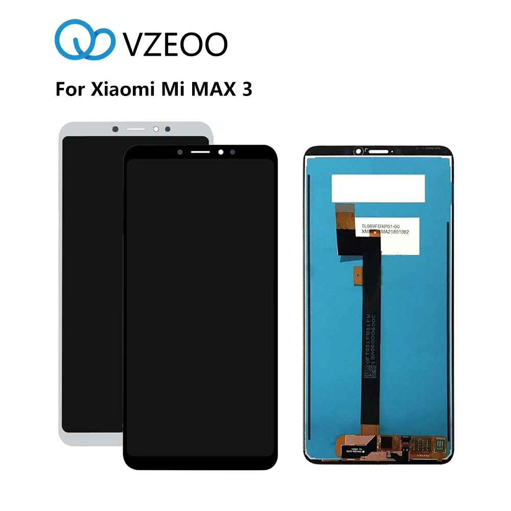 

Display For XIAOMI MI Max 3 LCD Touch Screen with Frame For XIAOMI MI Max 3 Display Original Replacement FIG Parts