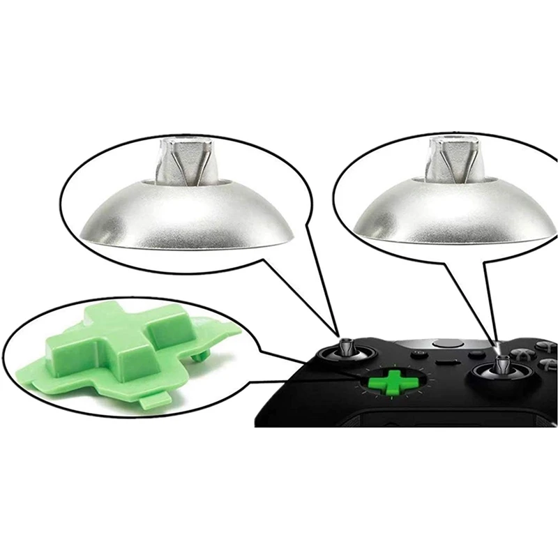 Горячая 1 в 1 металлический сплав Аналоговый Thumbstick D-Pad направленная Кнопка Набор для xbox One Elite контроллер с открытым инструментом