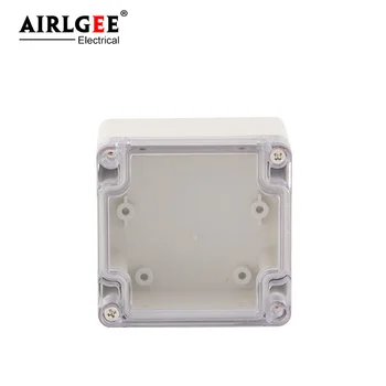 

83x81x56mm waterproof and dustproof transparent cover IP65 plastic sealed electrical junction box